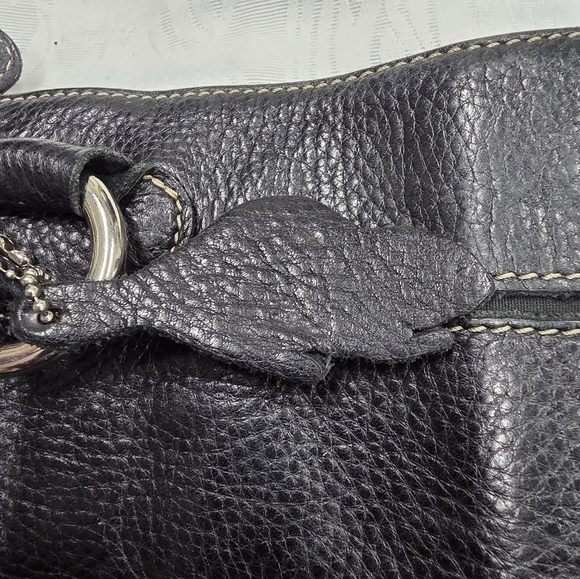 Roots Black Leather Tote Bag - Picture 11 of 11